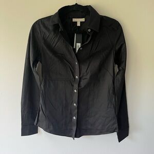 Banana Republic Black Button Down Shirt